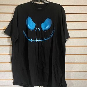 Nightmare Before Christmas Jack Skellington Graphic Print T-Shirt‎